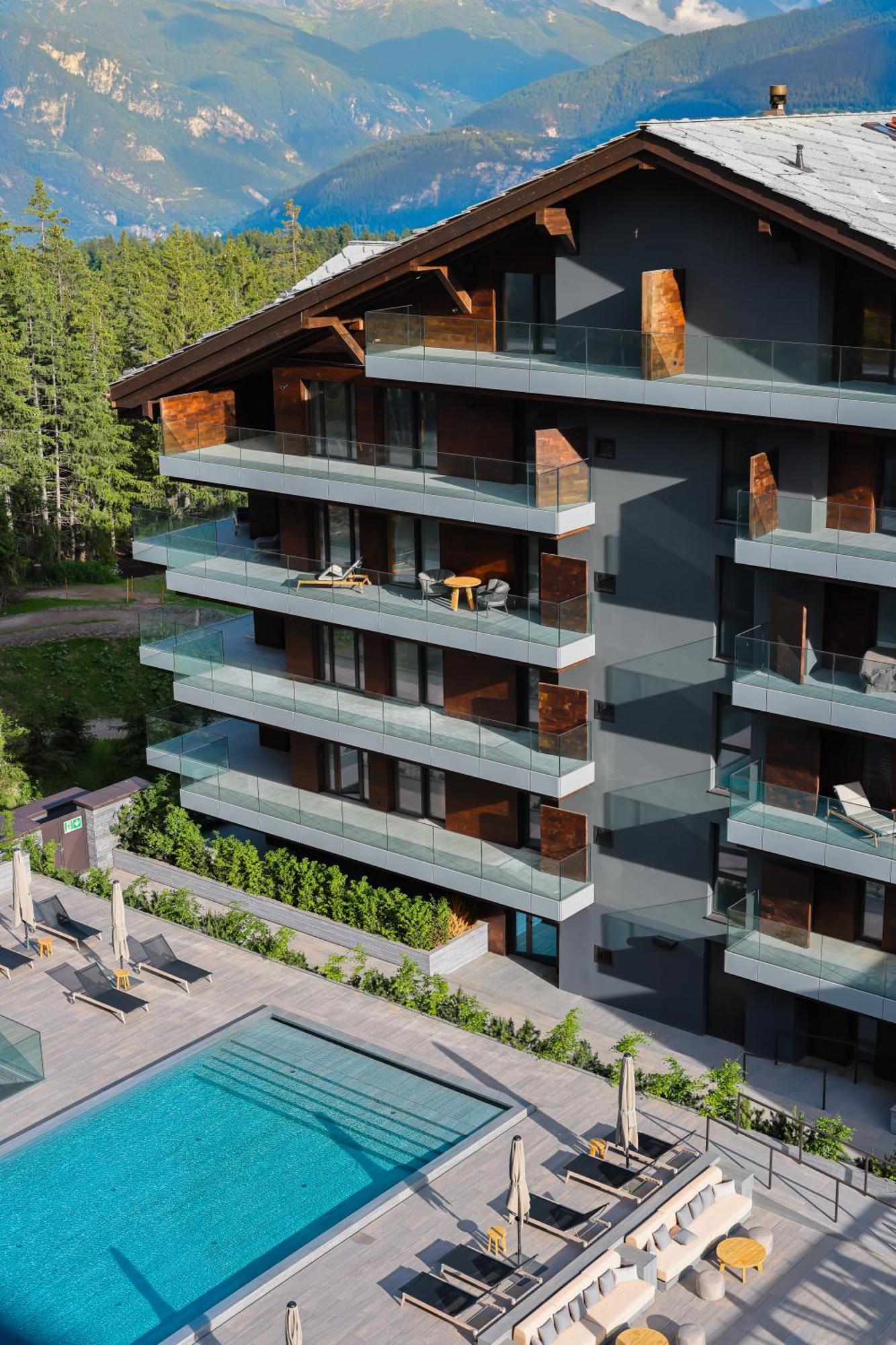 Six Senses Crans-Montana Hotel Buitenkant foto